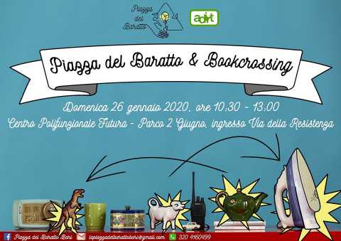 Bari, torna l'appuntamento con la ''Piazza del baratto'' nel parco 2 Giugno